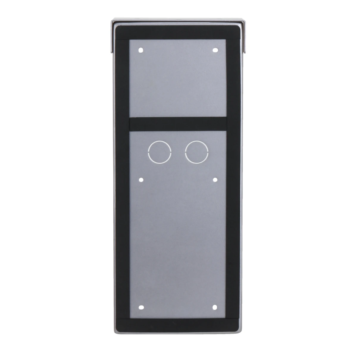 GOLIATH IP &amp; 2-Draht Video Türsprechanlage | 3-Fach Aufputzgehäuse | Aluminium | Regenabdeckung