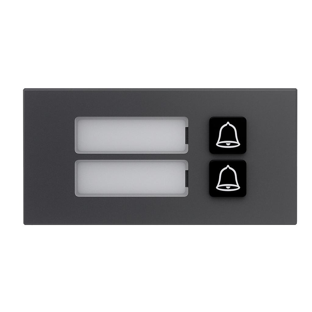 Hybrid IP &amp; 2-Draht Video Türsprechanlage | 2er Klingel Modul BL