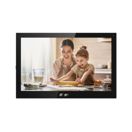 Die Dahua VTH5341G-W ist eine 10" IP-/WLAN-Innenstation mit kapazitivem Touchscreen, Android 8.1, benutzerfreundlicher Oberfläche, 1024×600 Auflösung, PoE-Unterstützung und der Möglichkeit, zwei zusätzliche Apps zu installieren.