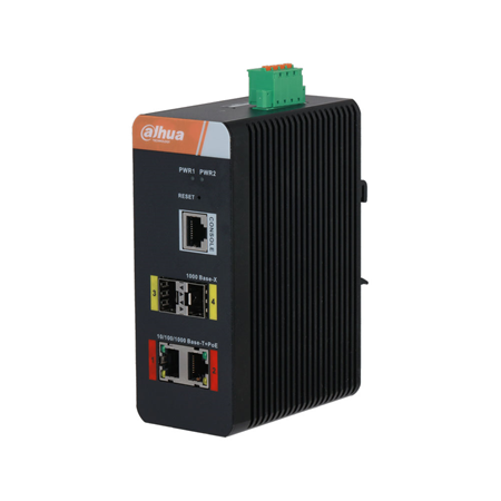 4-Port-Gigabit-Industrie-Switch mit 2-Port-Gigabit-PoE (Managed)
