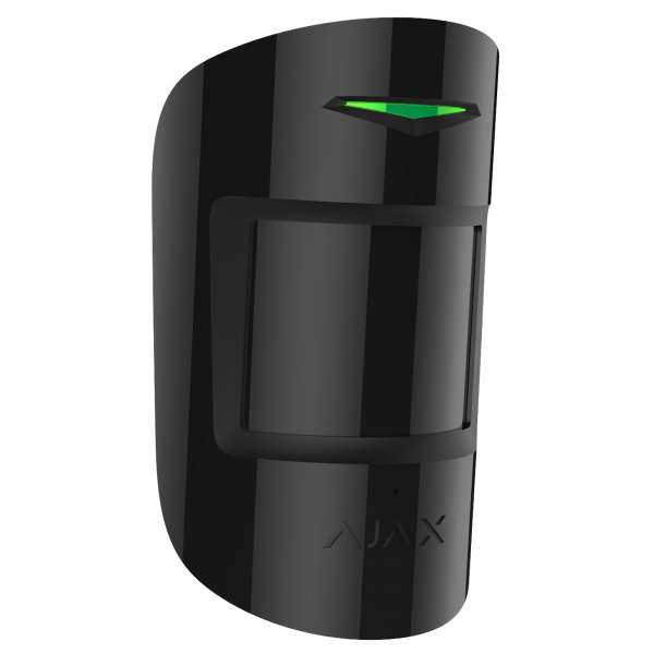 Drahtloser kombinierter Bewegungs- und Glasbruchmelder AJAX - Schwarz