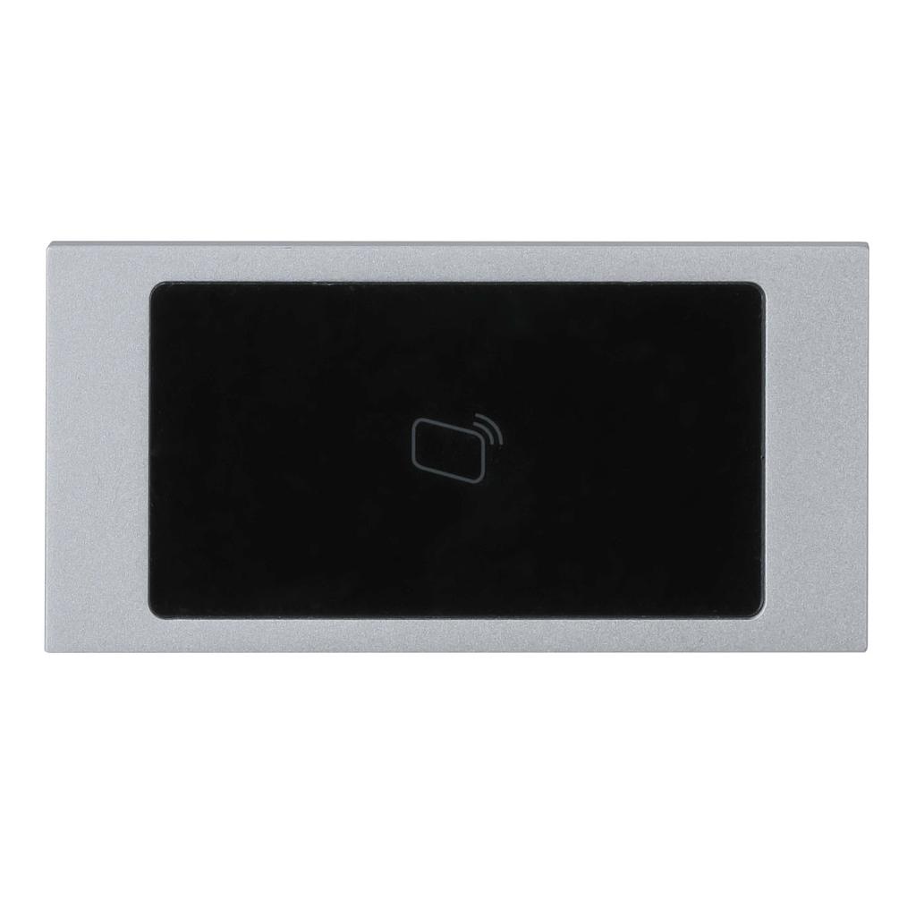 GOLIATH Hybrid IP &amp; 2-Draht Video Türsprechanlage | RFID Modul | 13,56 MHz | Max. 9999 Karten/Chips  Silber