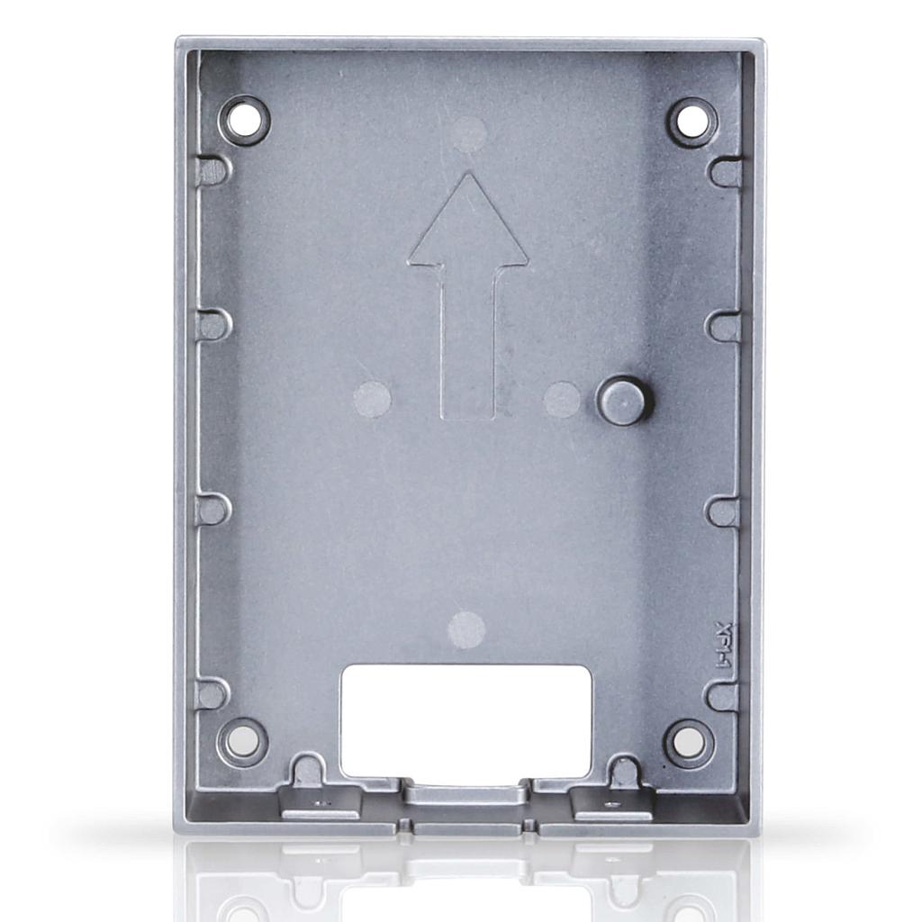 GOLIATH Hybrid IP &amp; 2-Draht Video Türsprechanlage | Aufputzgehäuse für AV-VTA02-1V2 | Aluminium