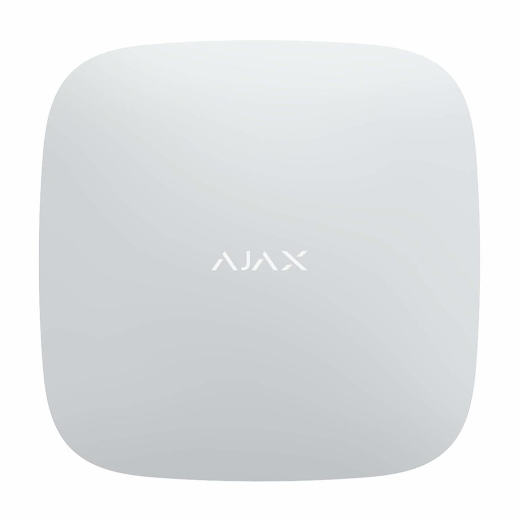 Ajax Hub 2 4G, weiß, nur Panel, bis zu 100 Geräte, 50 Benutzer. Kommunikation: Ethernet, 2x 4G SIM. Inkl. 2-Ah-Batterie-Backup