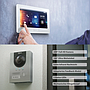 Hybrid 2-Draht BUS Videosprechanlage | App | Silber | 1 Familie | 7" | Aufputz | 180°