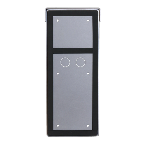 GOLIATH IP & 2-Draht Video Türsprechanlage | 3-Fach Aufputzgehäuse | Aluminium | Regenabdeckung