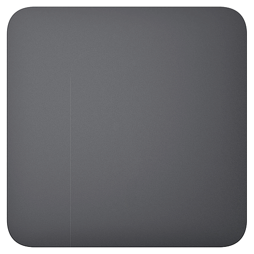 AJAX | Lichtschalter | Smart Home | Einfach- oder Wechselschalter | Graphit | SoloButton (1-Gang / 2-Way)