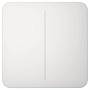 AJAX | Lichtschalter | Smart Home | Zweifachschalter | Weiß | SoloButton (2-Gang)